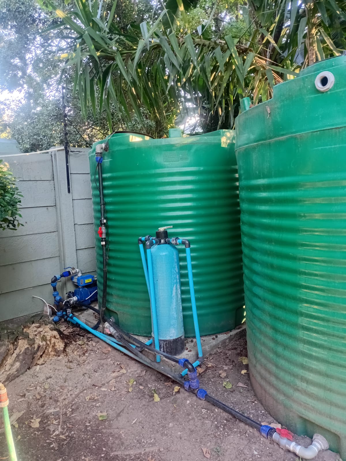 Copper pipe and geyser plumbing installation
